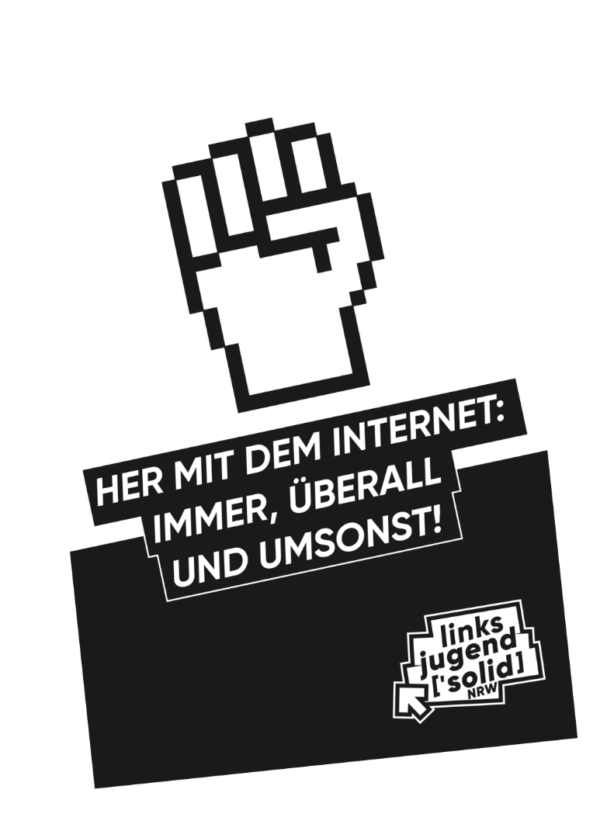 Flyer: Her mit dem Internet: Immer, überall und umsonst!