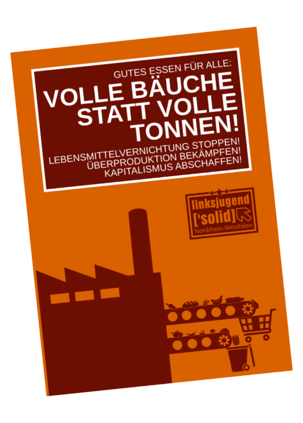 Flyer: Volle Bäuche statt volle Tonnen!