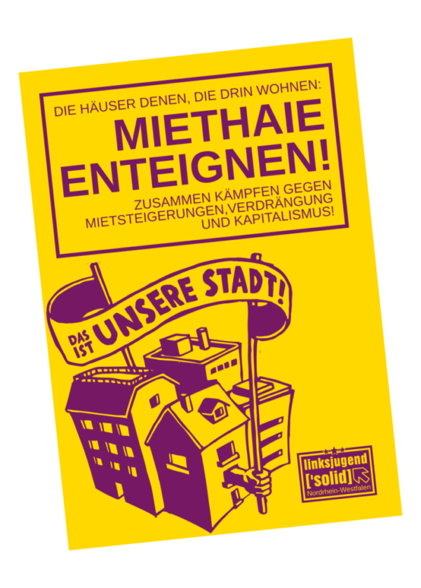 Flyer: Mietenhaie enteignen!